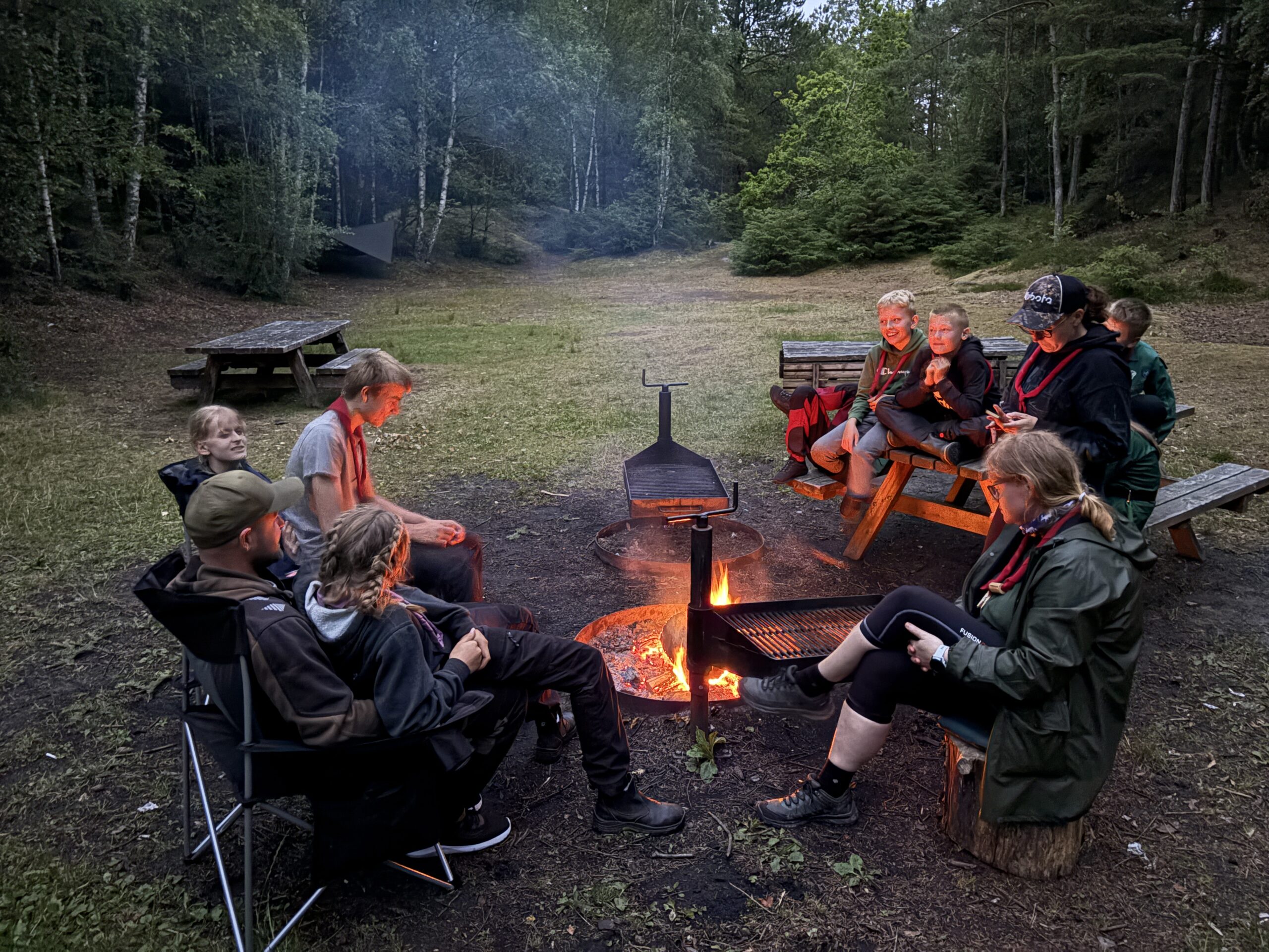 Sommerlejr for Junior, trop og senior